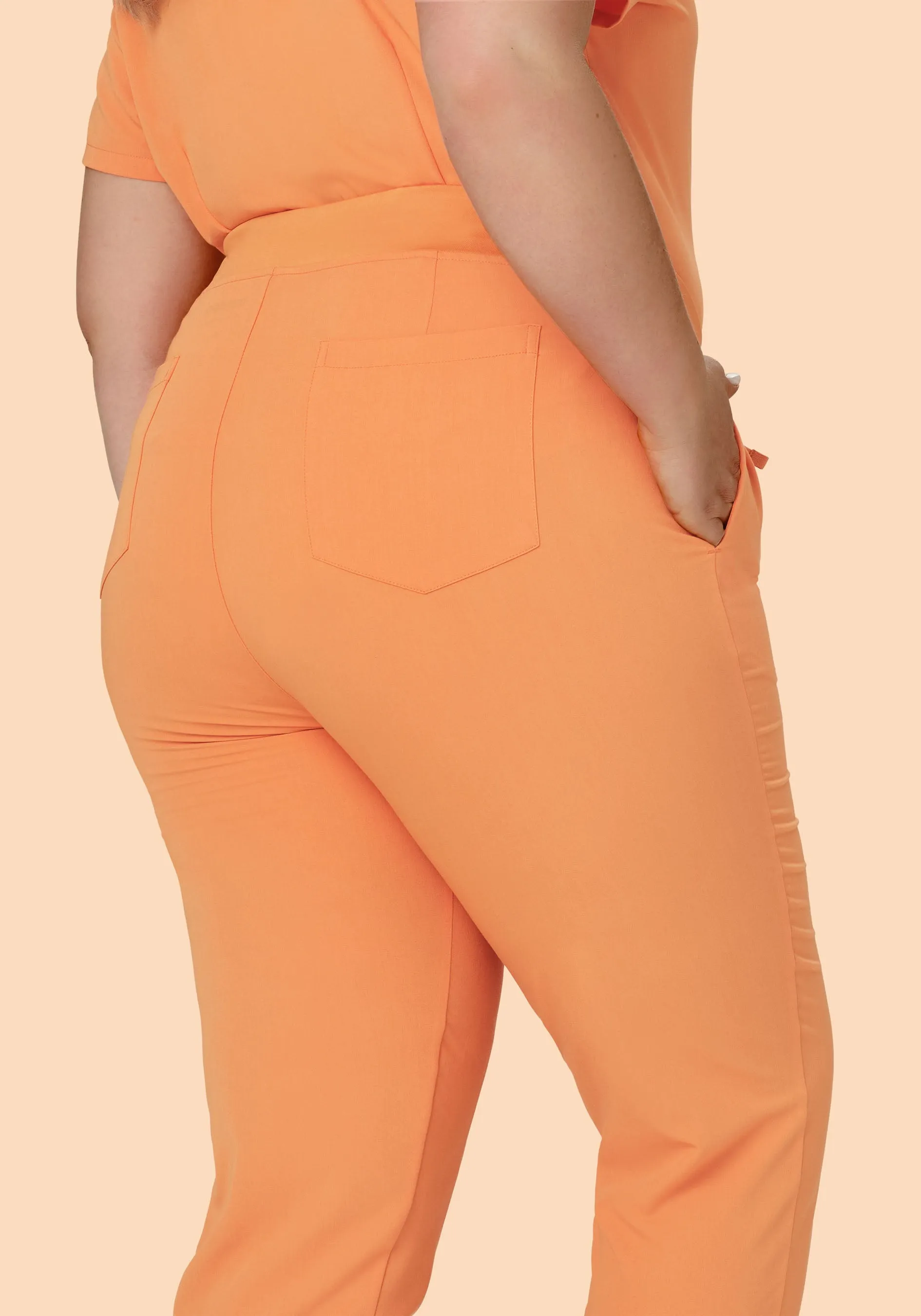 6 Pocket Slim Pants Cantaloupe