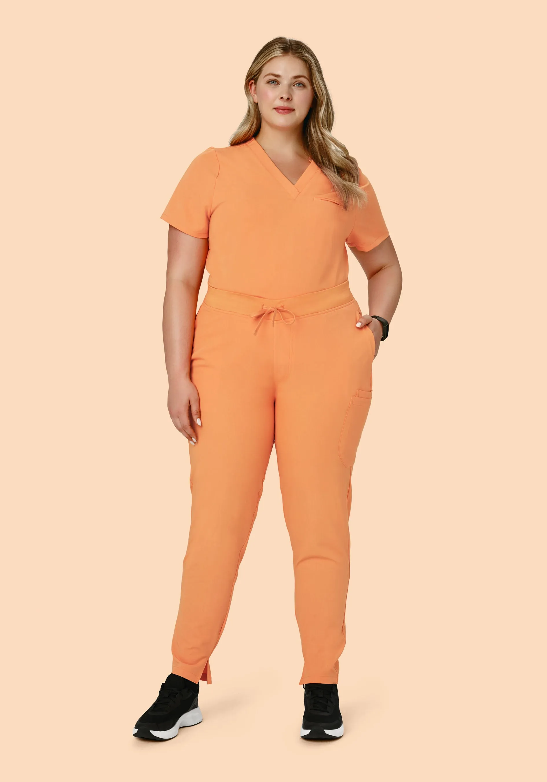 6 Pocket Slim Pants Cantaloupe