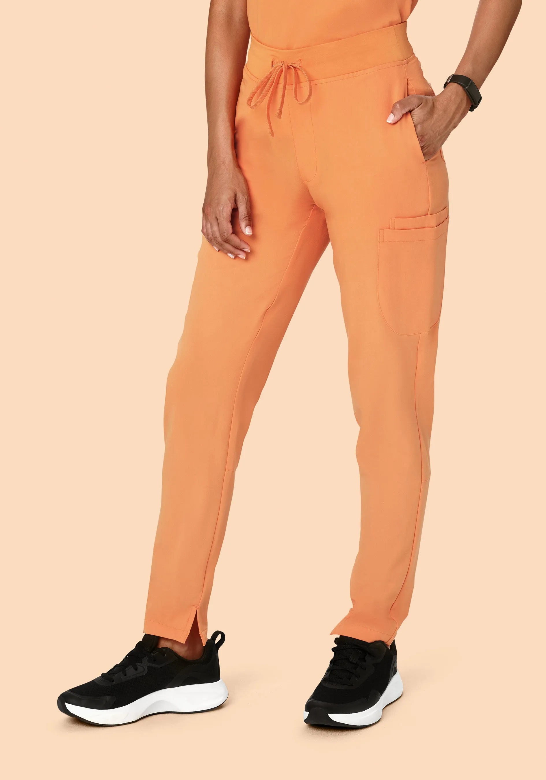 6 Pocket Slim Pants Cantaloupe