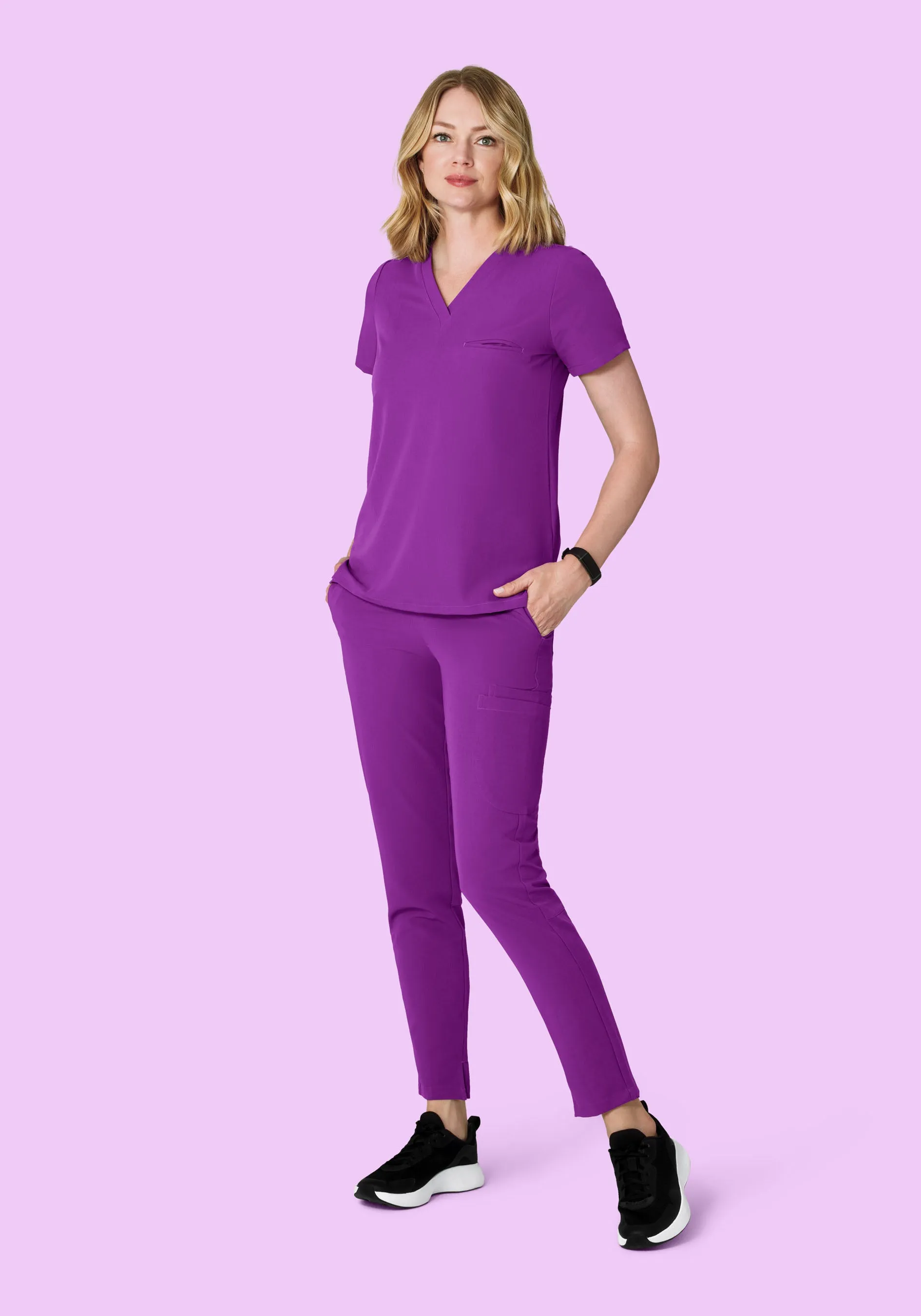 6 Pocket Slim Pants Cyber Grape