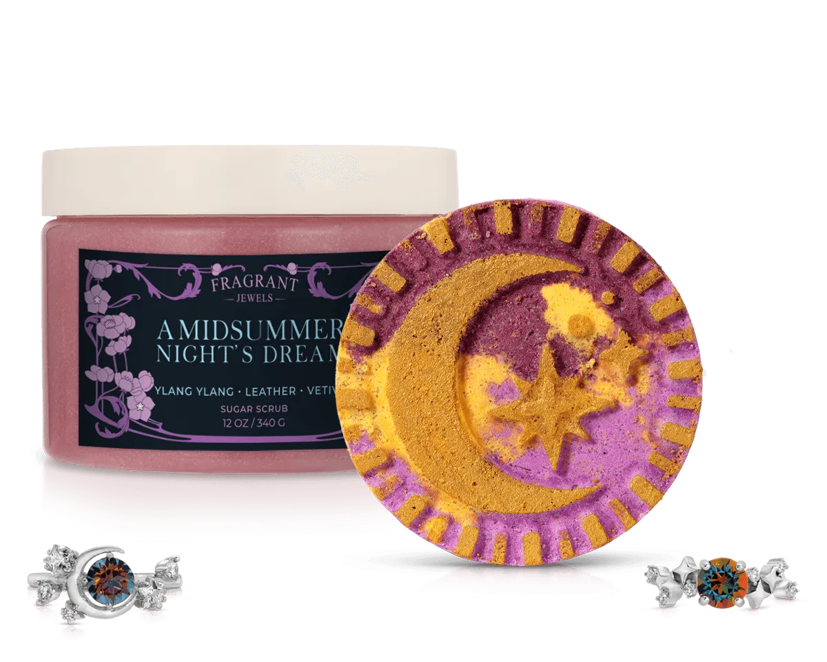 A Midsummer Night's Dream - Bath Bomb and Body Scrub Set