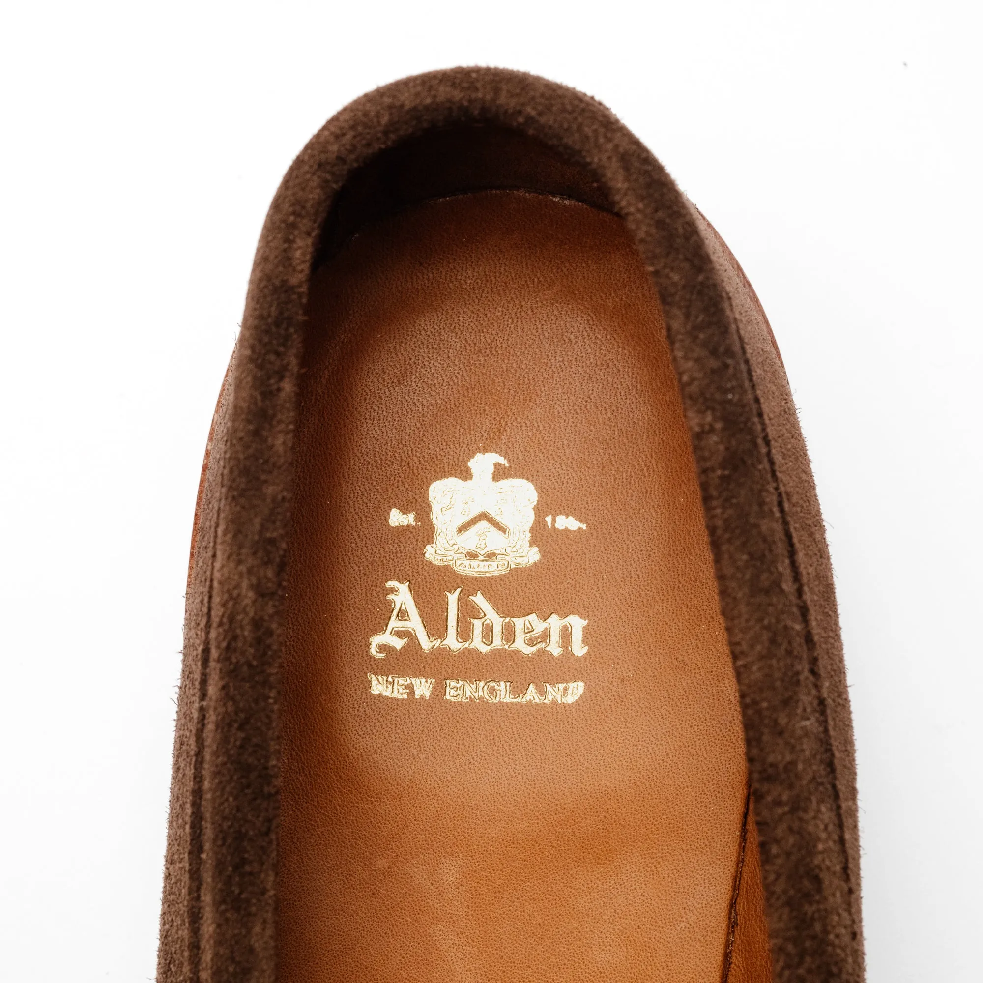 Alden 6221L Unlined Penny Loafer Snuff Suede