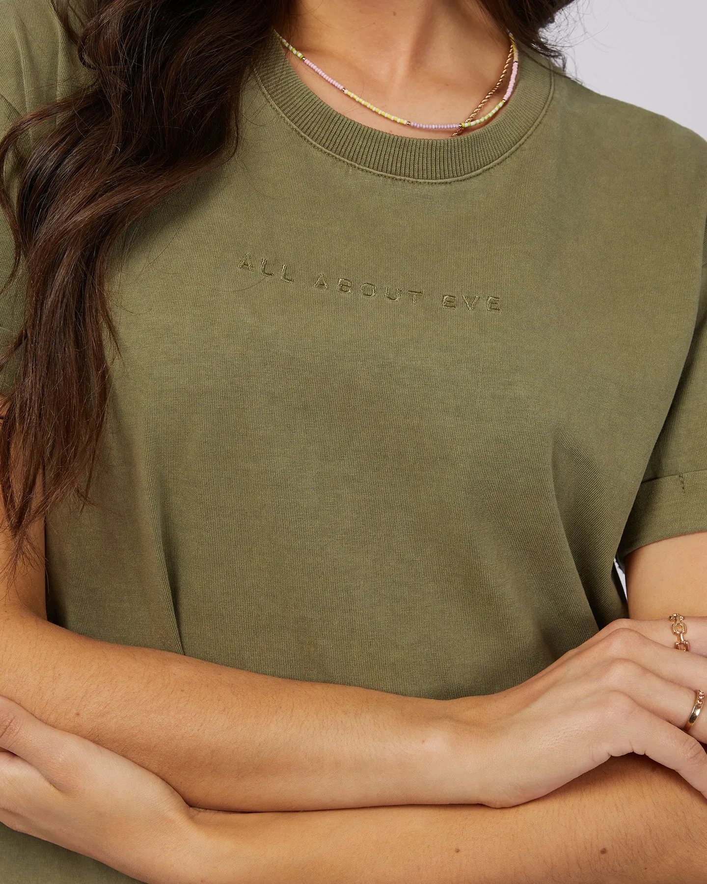 All About Eve AAE Washed Tee Khaki