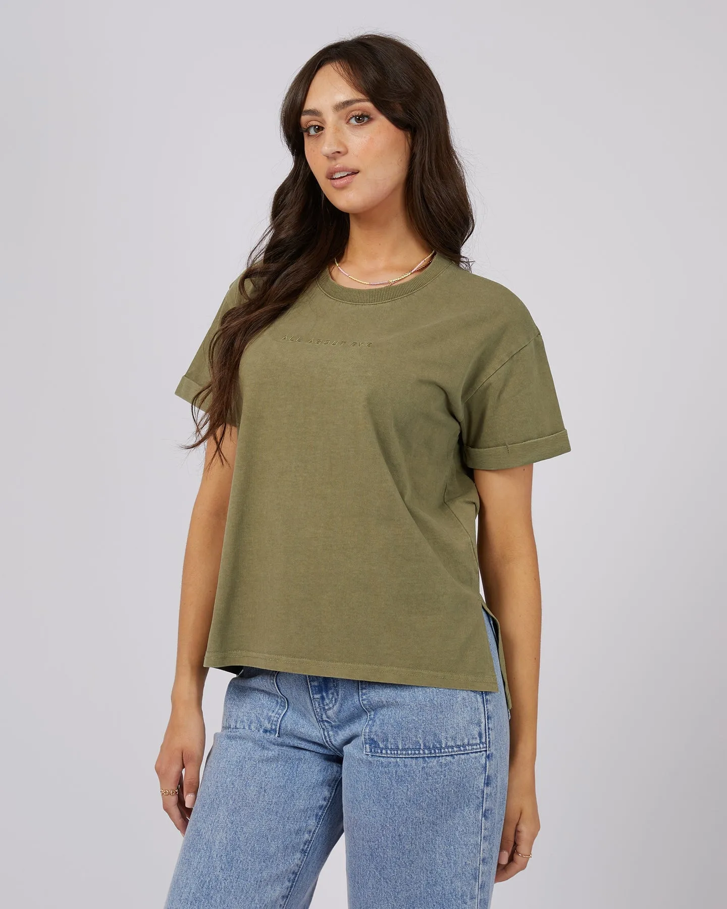 All About Eve AAE Washed Tee Khaki