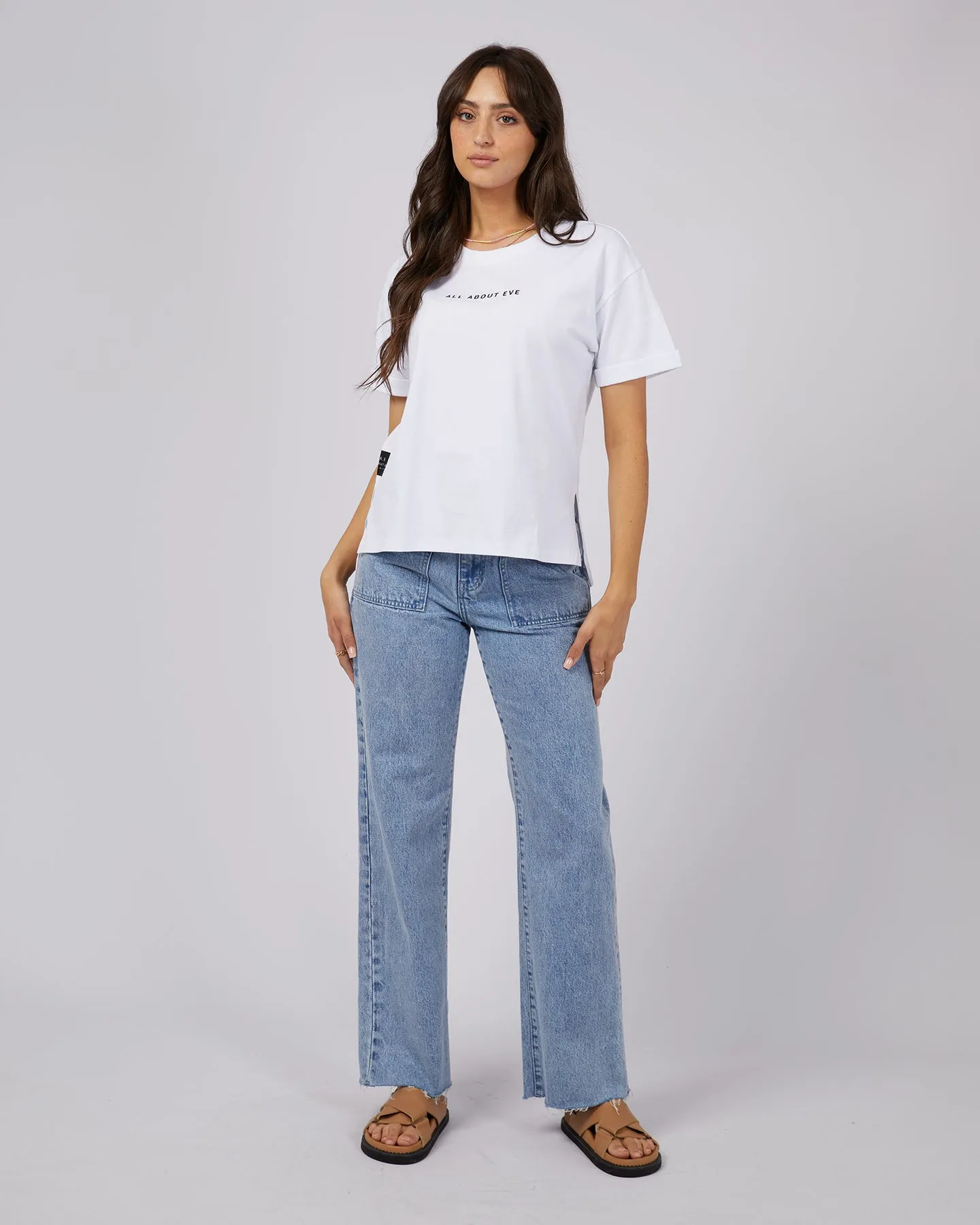 All About Eve AAE Washed Tee White