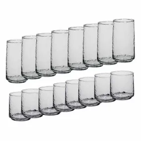 Anchor Hocking Hammered Drinkware Set 16-piece