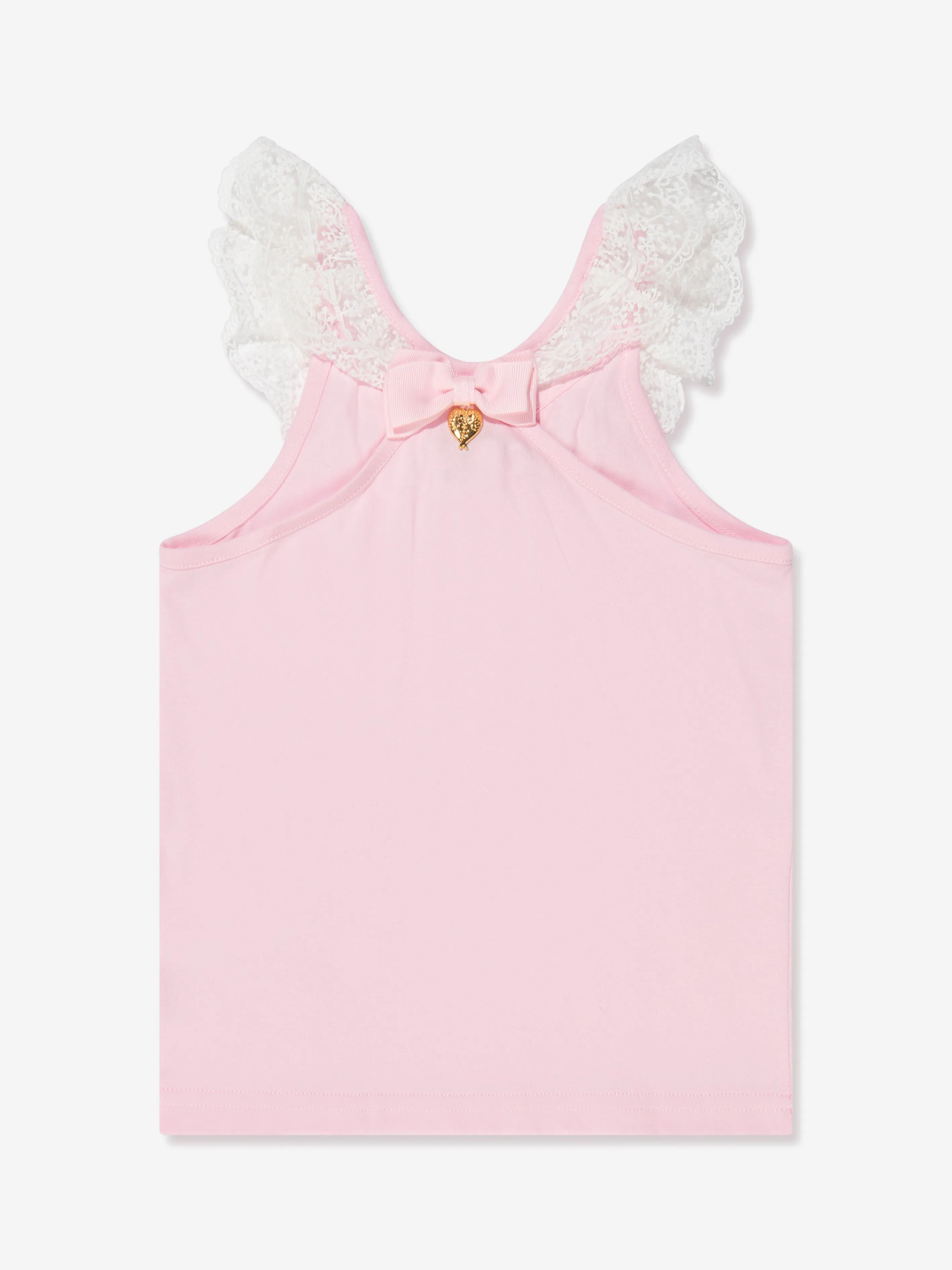 Angels Face Girls Luchia Vest Top in Pink