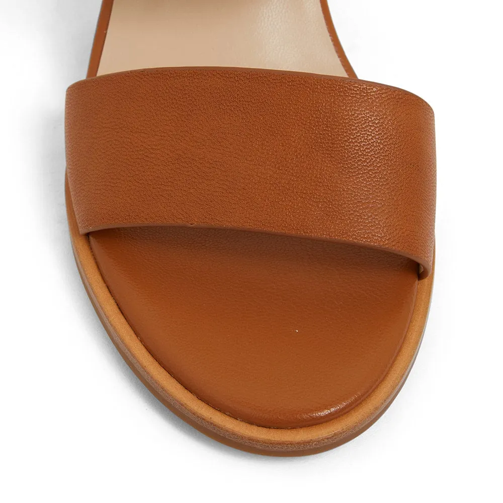 Bali Heel in Cognac Leather