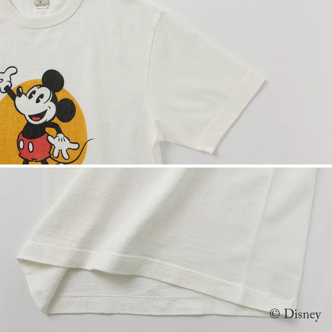 BARNS / Hanging Knit x Mickey T-shirt