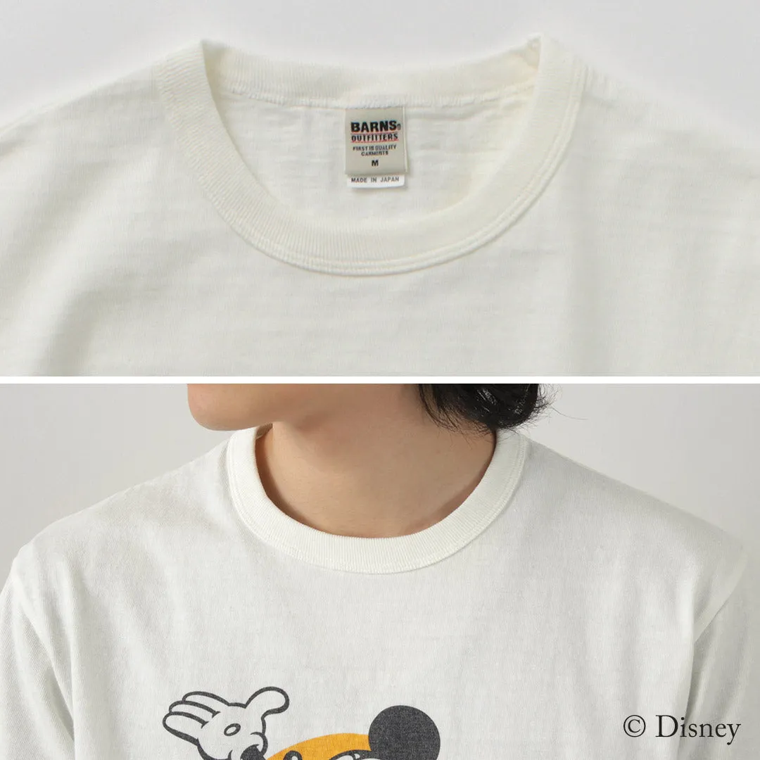 BARNS / Hanging Knit x Mickey T-shirt