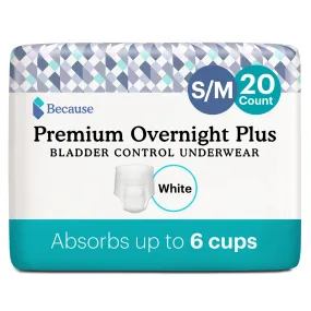 Because Premium Overnight Plus Underwear