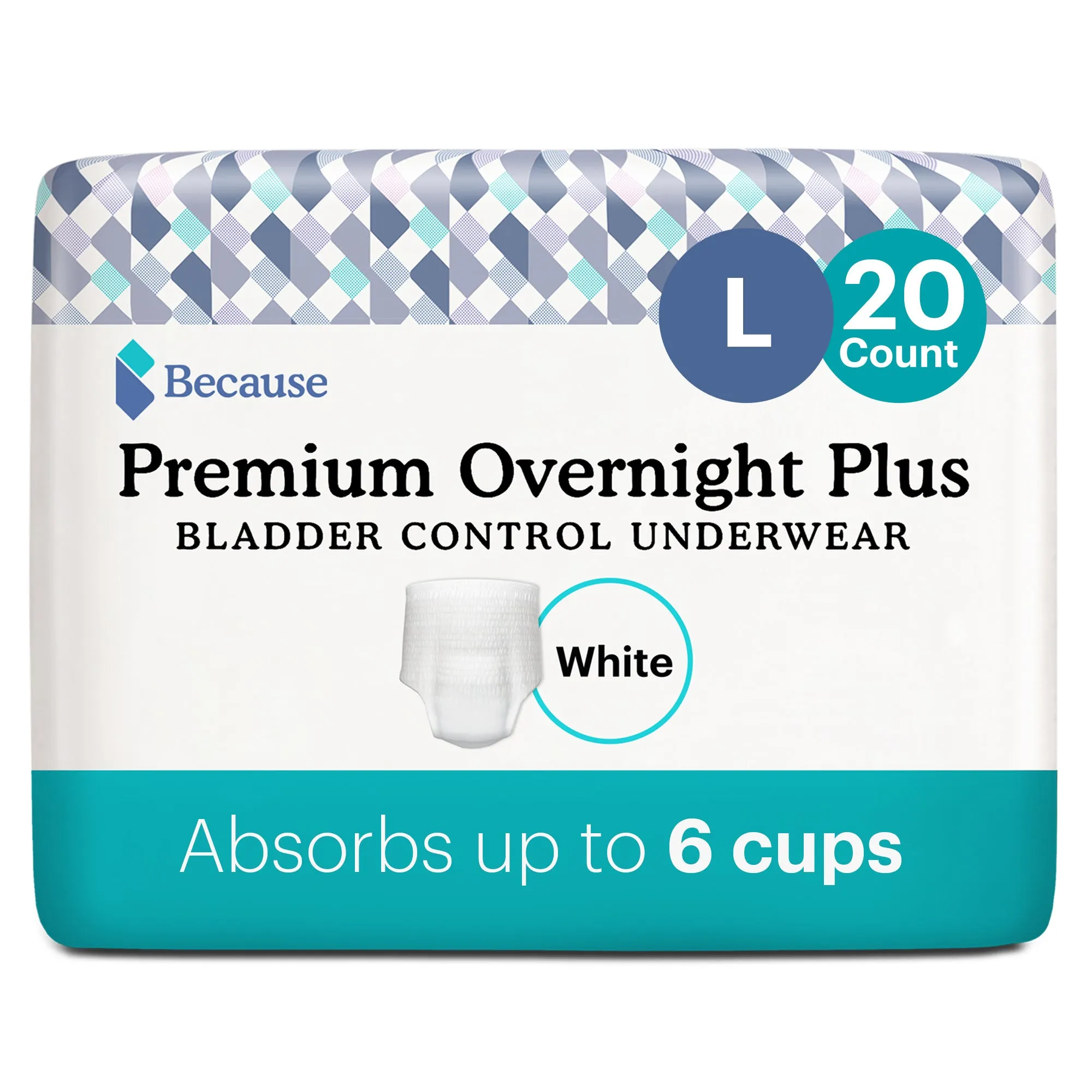 Because Premium Overnight Plus Underwear