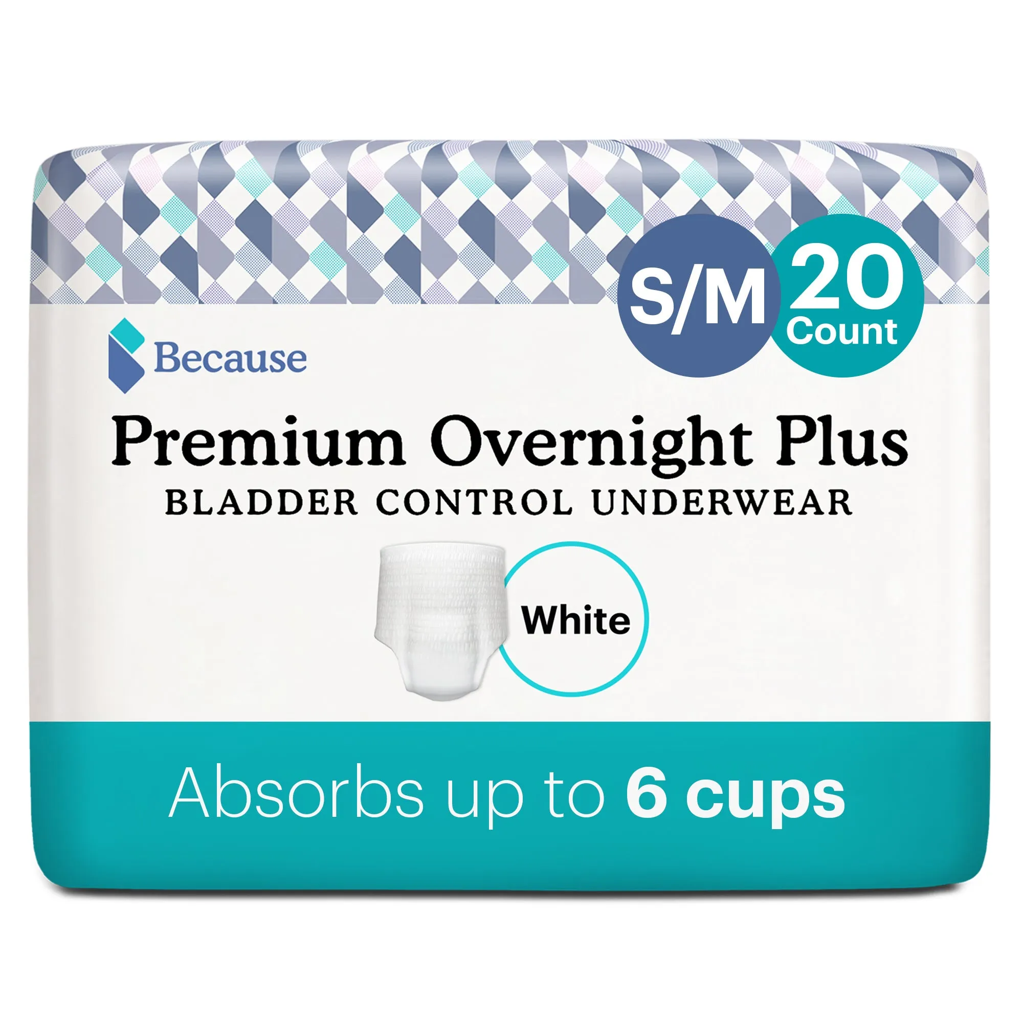 Because Premium Overnight Plus Underwear