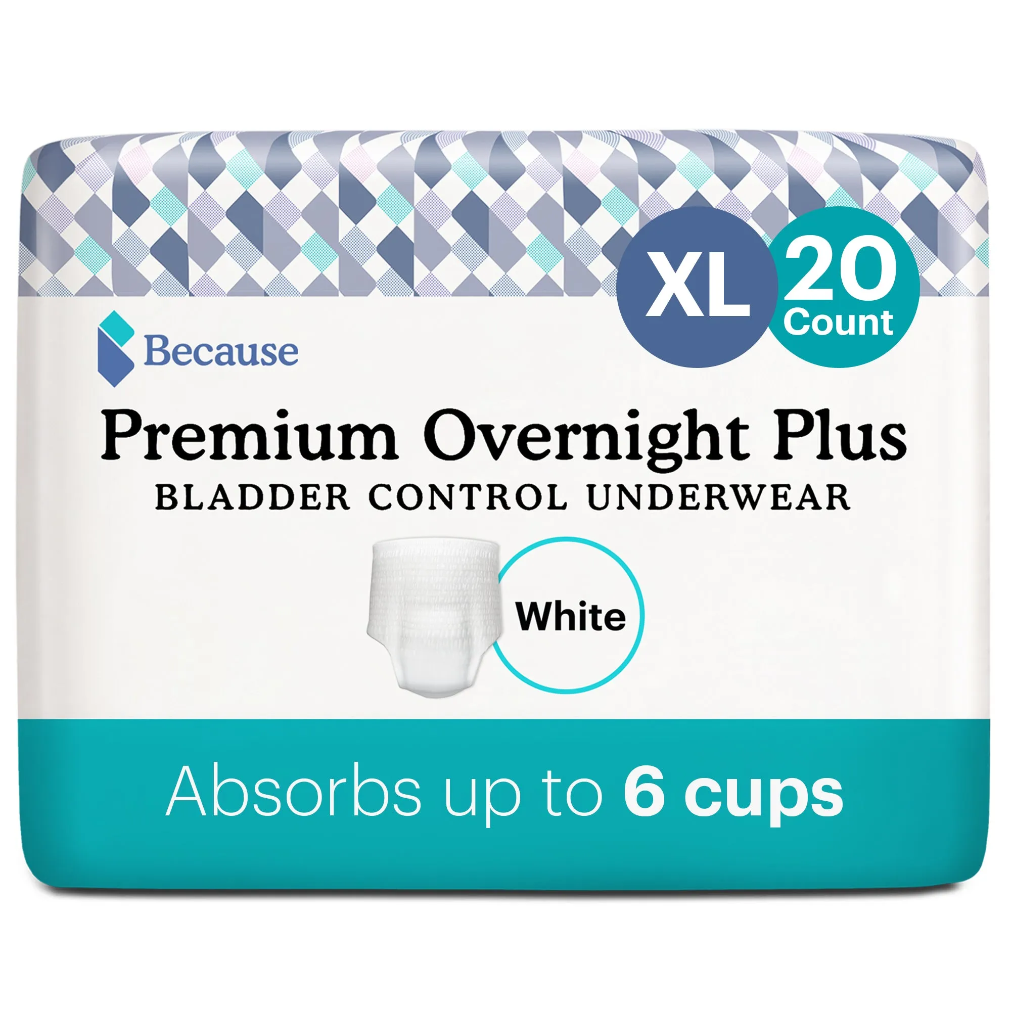 Because Premium Overnight Plus Underwear