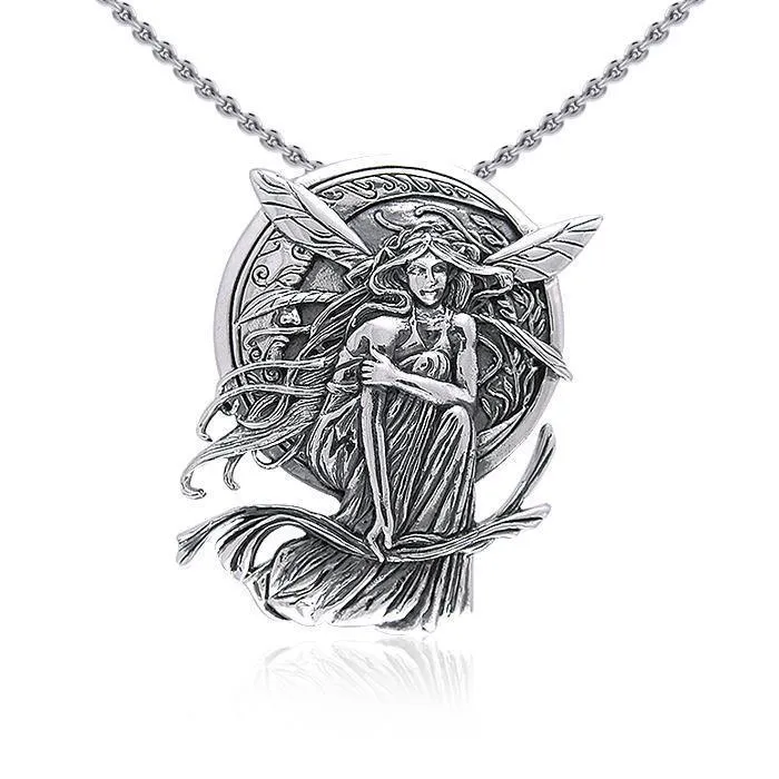 Bella Luna Fairy Silver Pendant TPD003