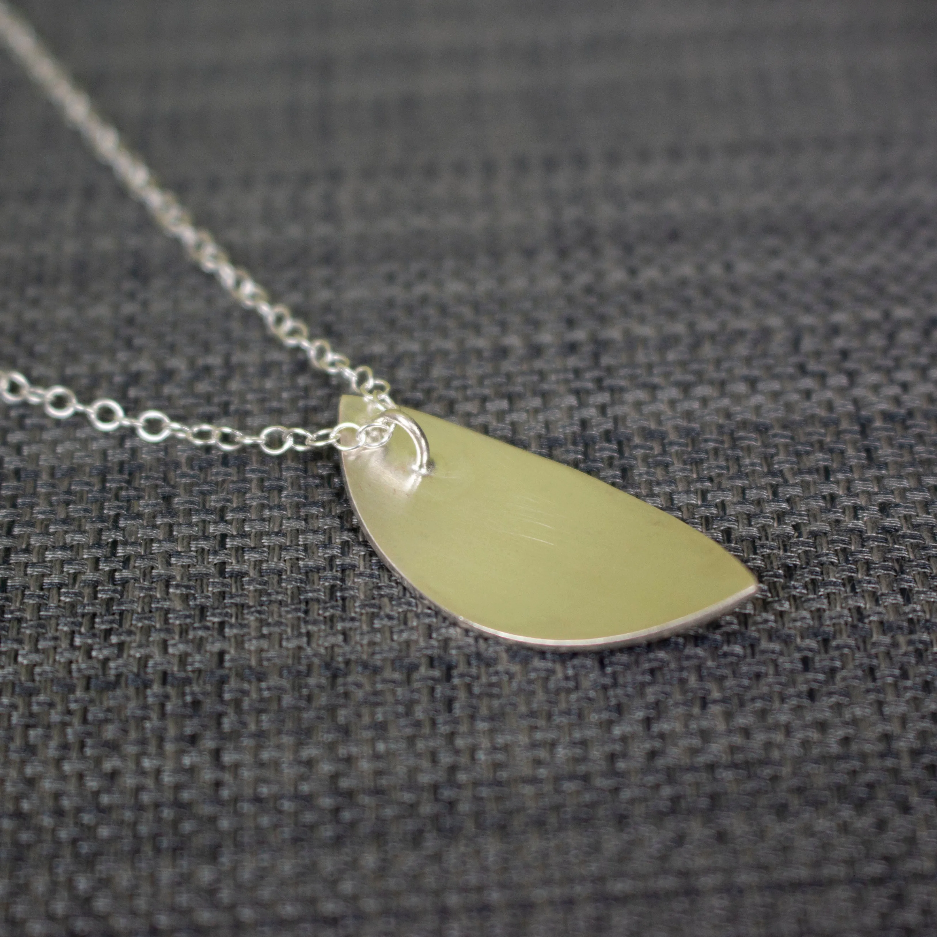 Blossom Petal Silver Pendant