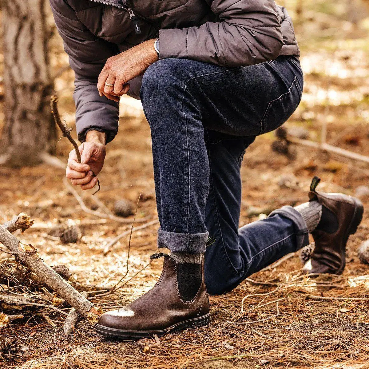 Blundstone 2116 Classic Brown Vegan Leather Chelsea Boots