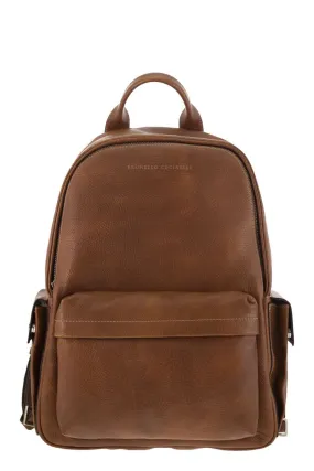 CALFSKIN BACKPACK WITH GRAIN