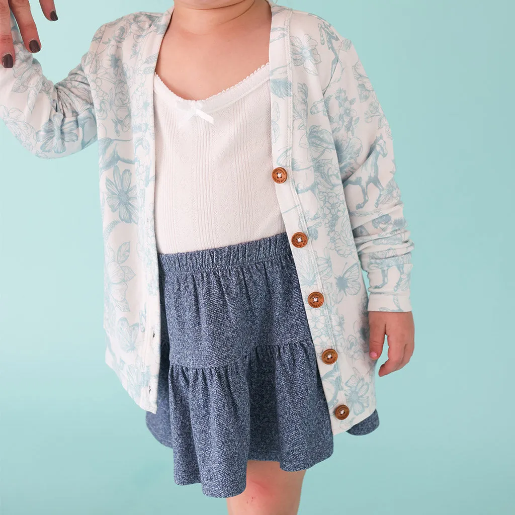 Charlotte Anne French Terry Button Cardigan