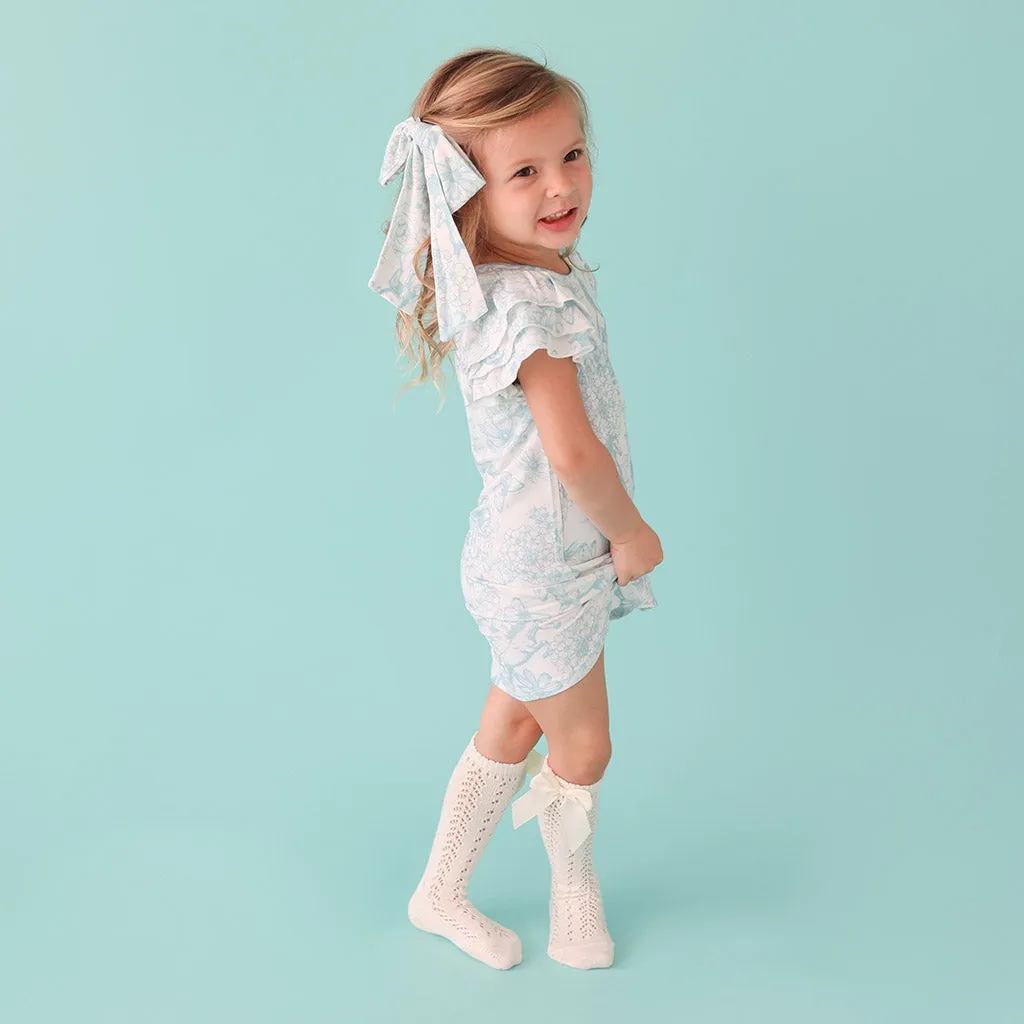 Charlotte Anne French Terry Ruffled Dress