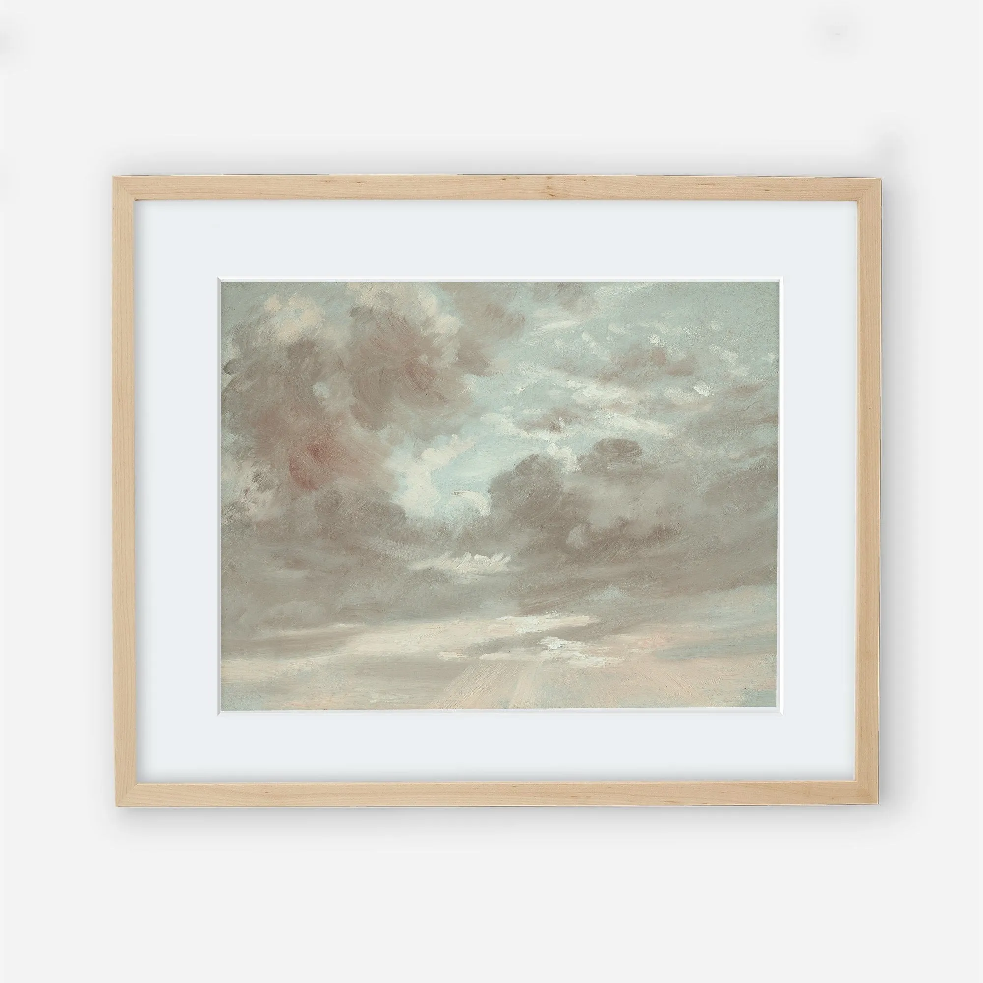 Cloud Study Painting Antique Wall Art