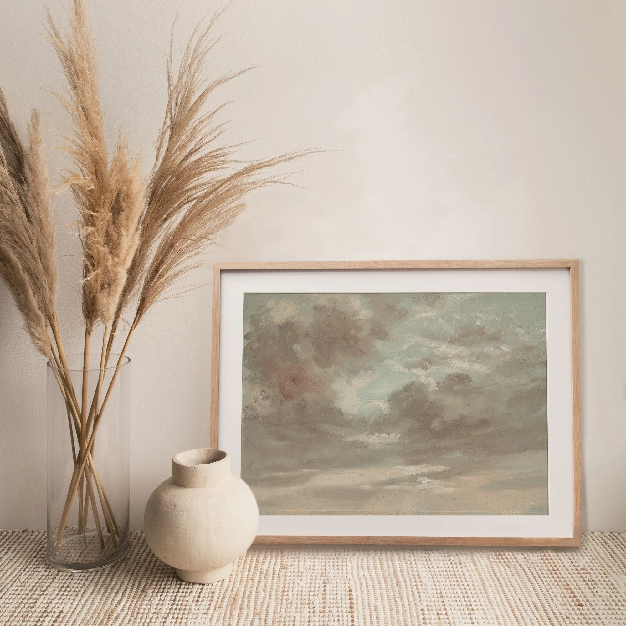 Cloud Study Painting Antique Wall Art