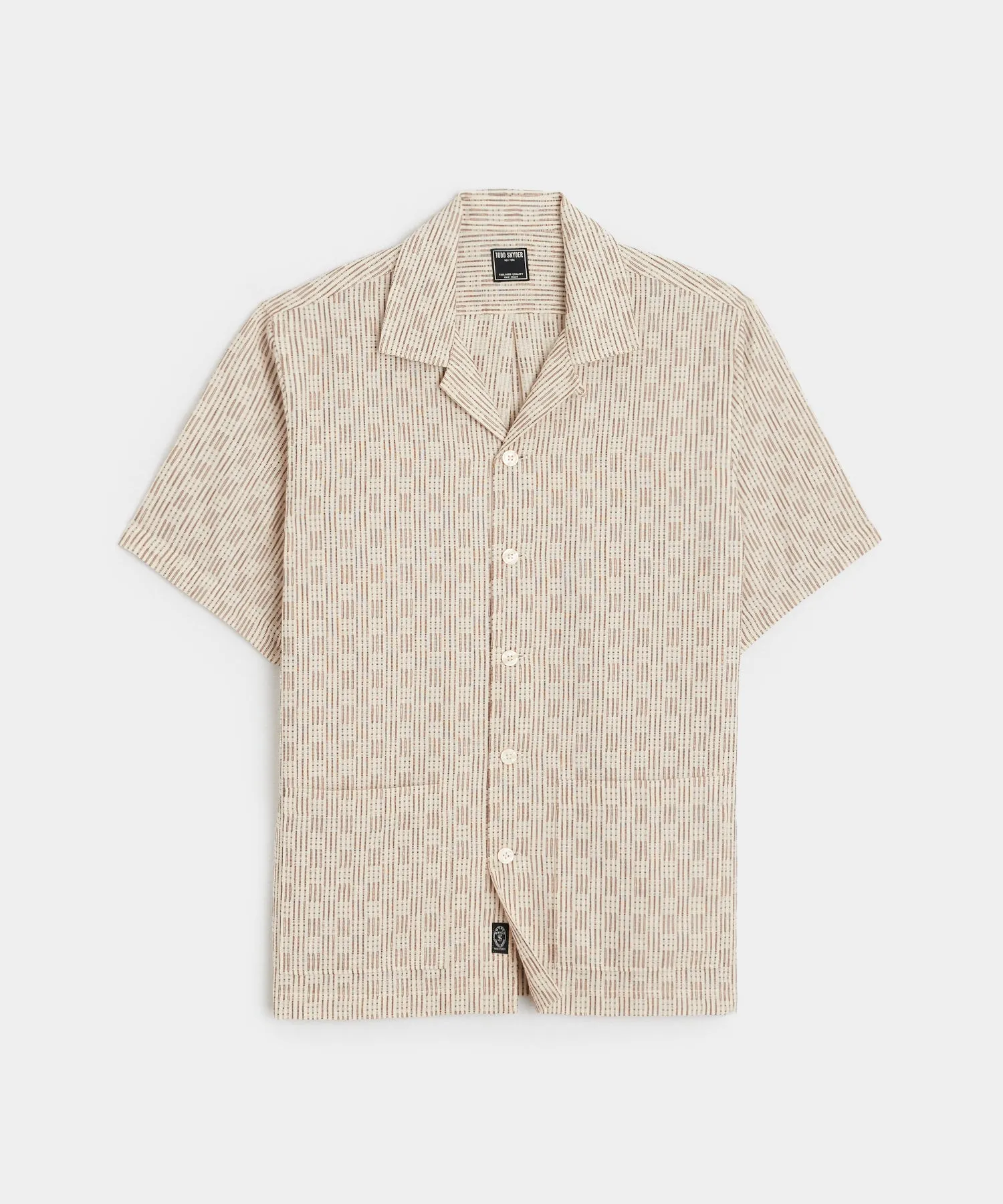 Crosshatch Leisure Shirt in Beige