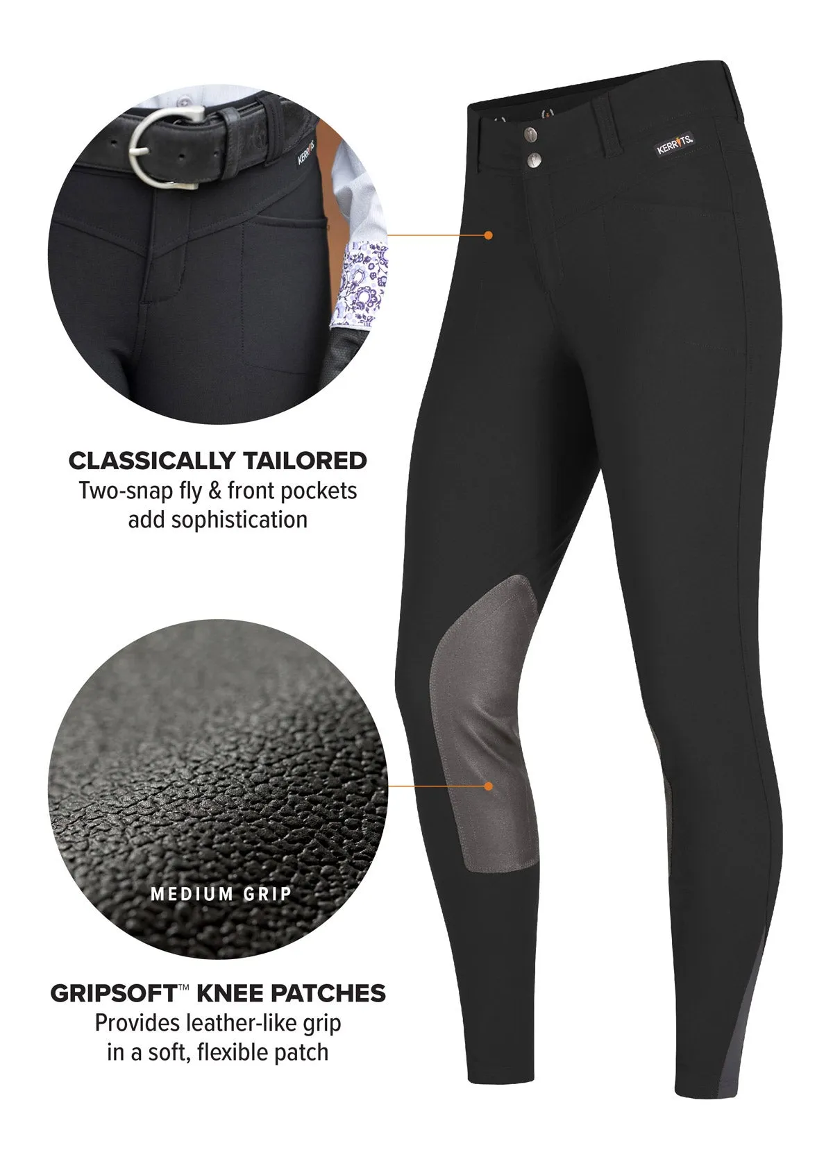 Crossover II® Knee Patch Riding Breech