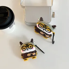 Cute Wolf Designer Silicon Airpod Case