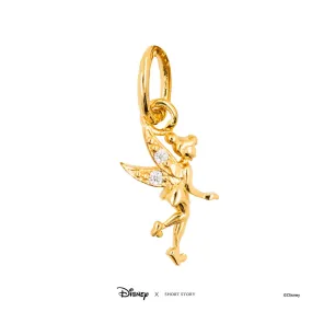 Disney Necklace Charm Diamante Tinker Bell