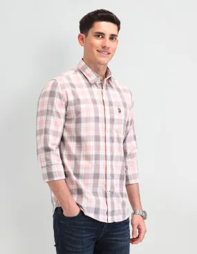 Dupplin Checked Poplin Shirt