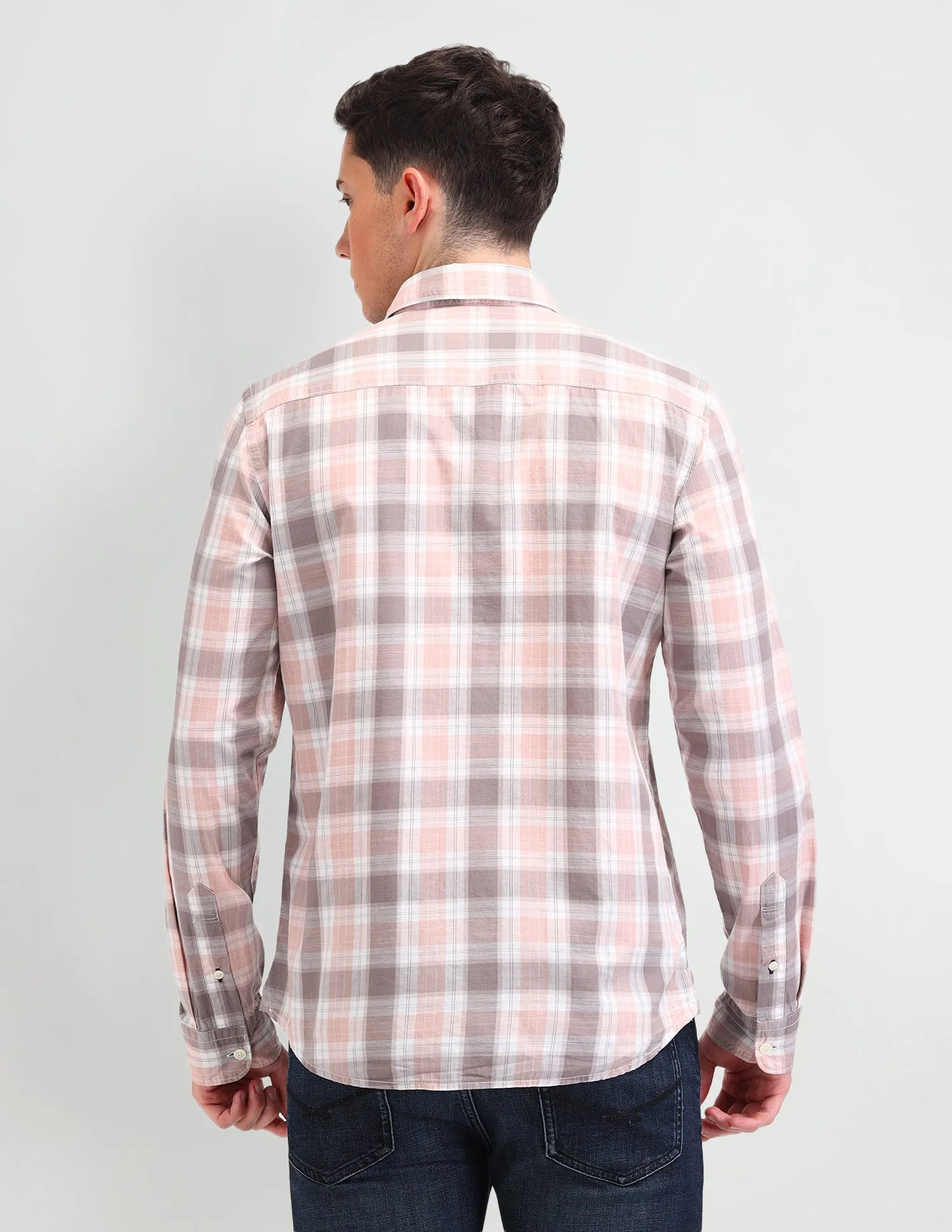 Dupplin Checked Poplin Shirt