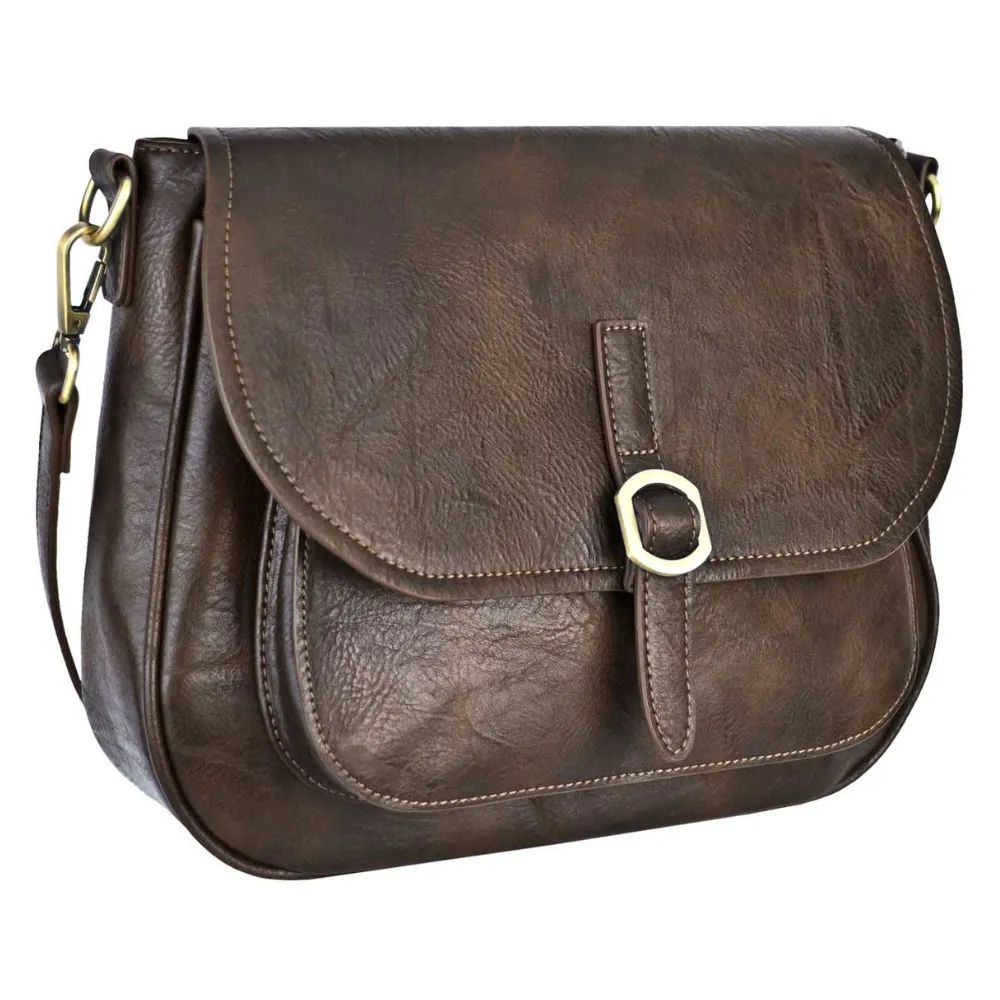 Espe Maya Brown Crossbody Bag (Women's)