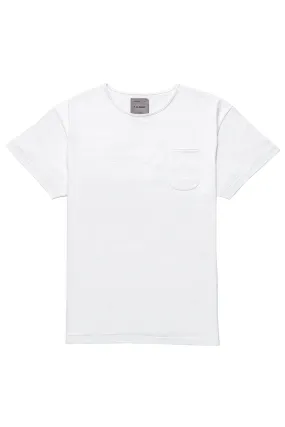 F. CLASSIC Simple Pocket T White