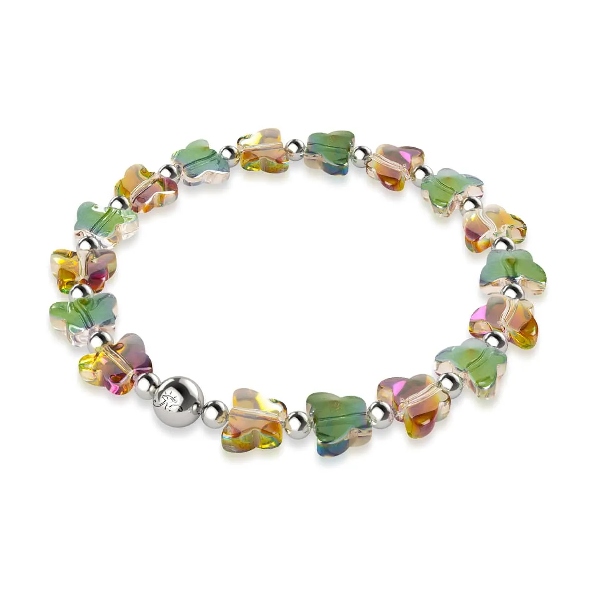 Fairy Moss | Silver | Butterfly Bracelet