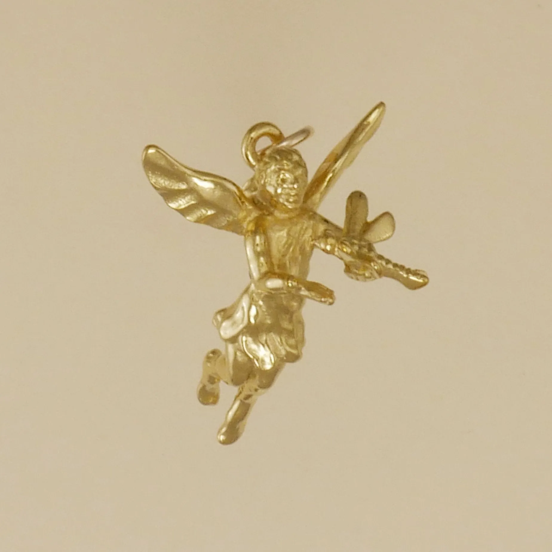 Fairy With Dragonfly Charm