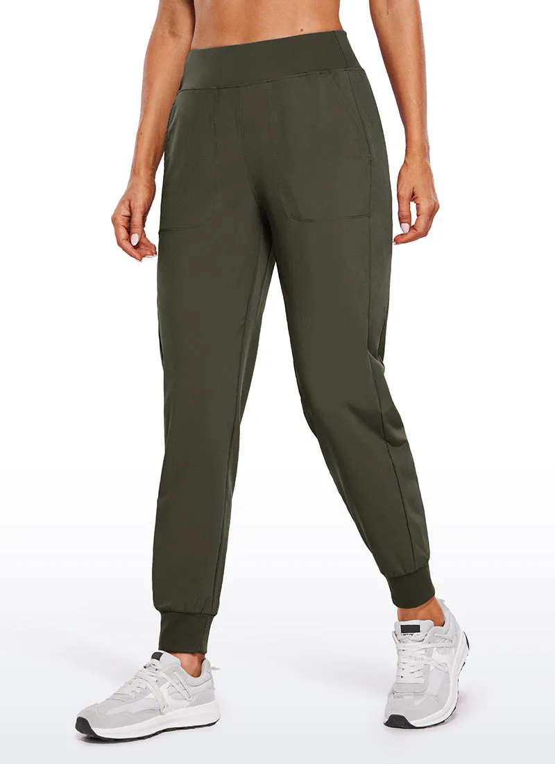 Feathery Fit High Rise Joggers with Pockets 27.5''