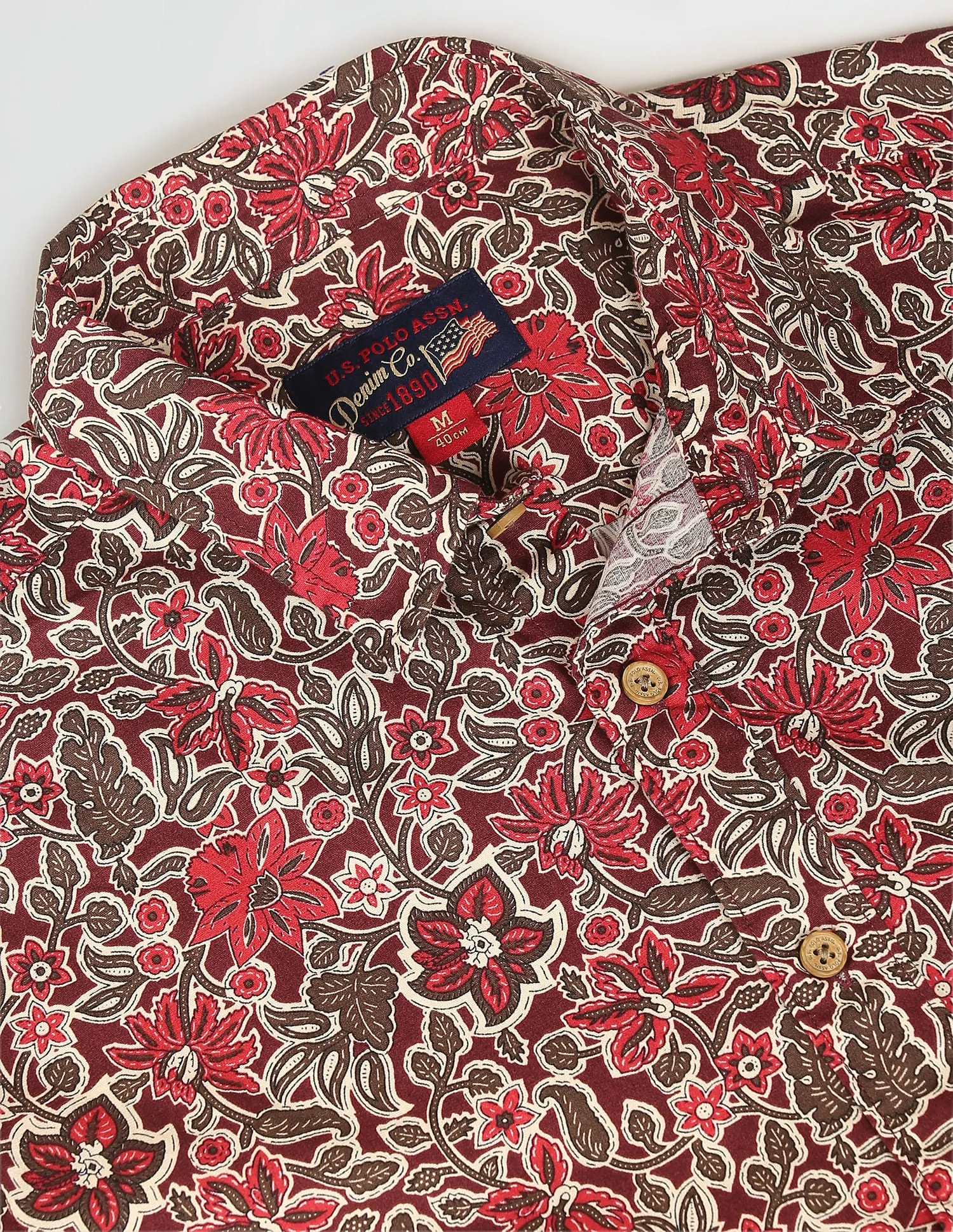 Floral Print Cotton Shirt