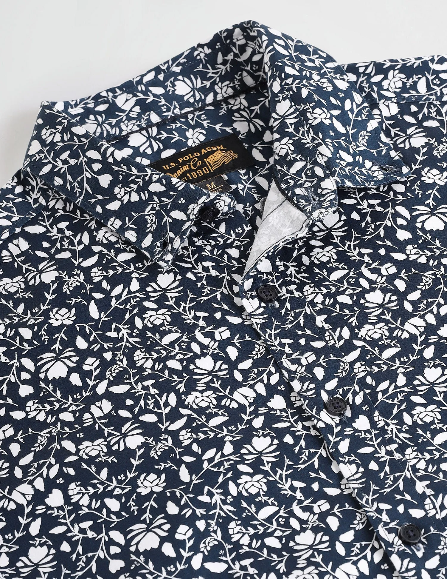 Floral Print Slim Fit Shirt