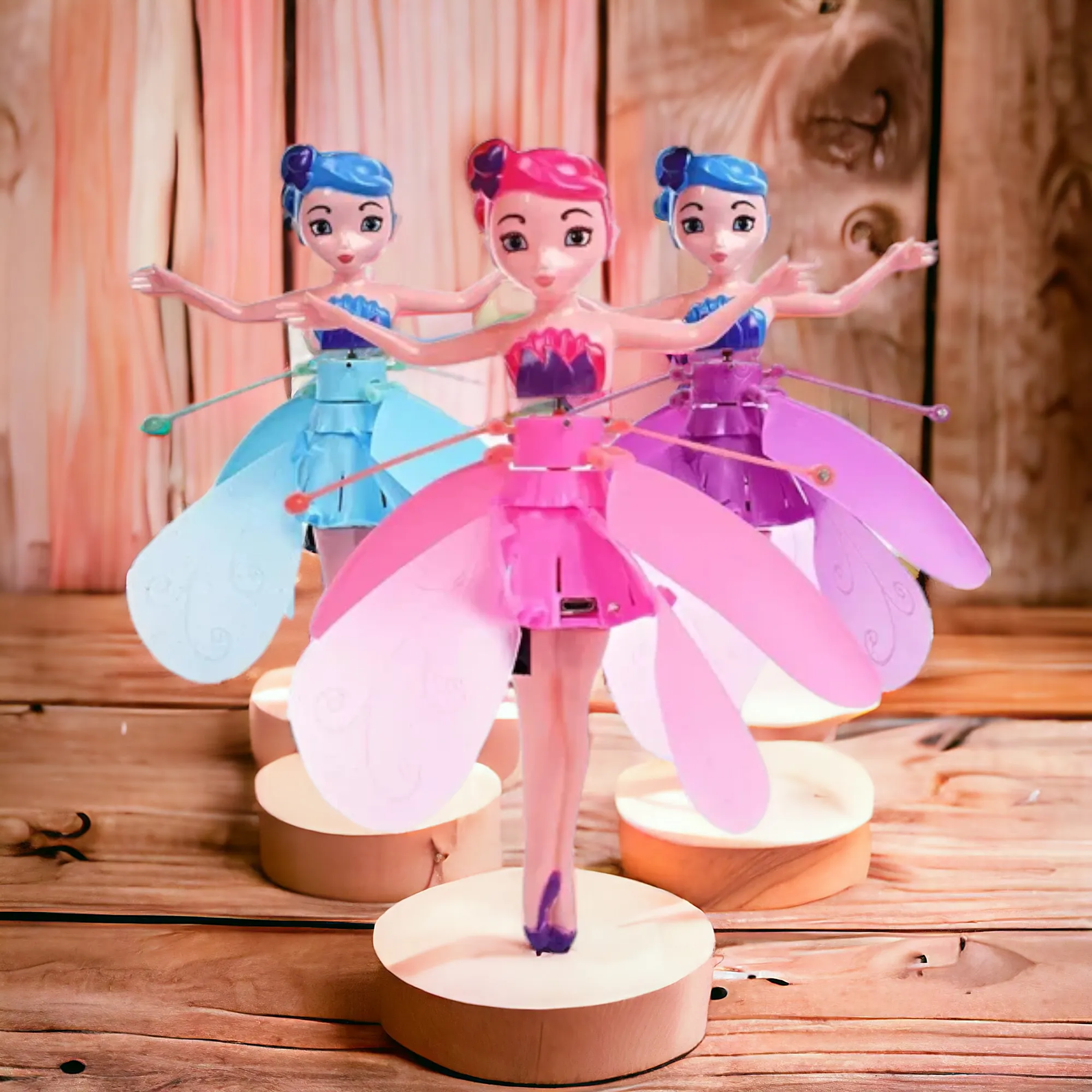 Flying Princess Magic Light Fairy Doll Toys for Kids Boys Girls