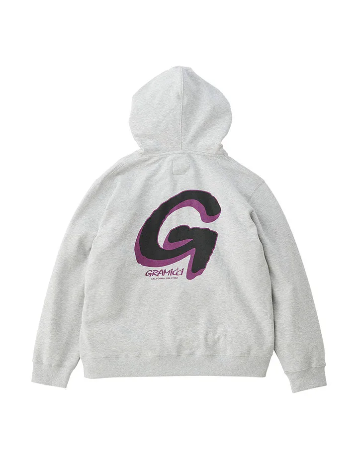 Gramicci Big G-Logo Hooded Sweatshirt Ash Heather