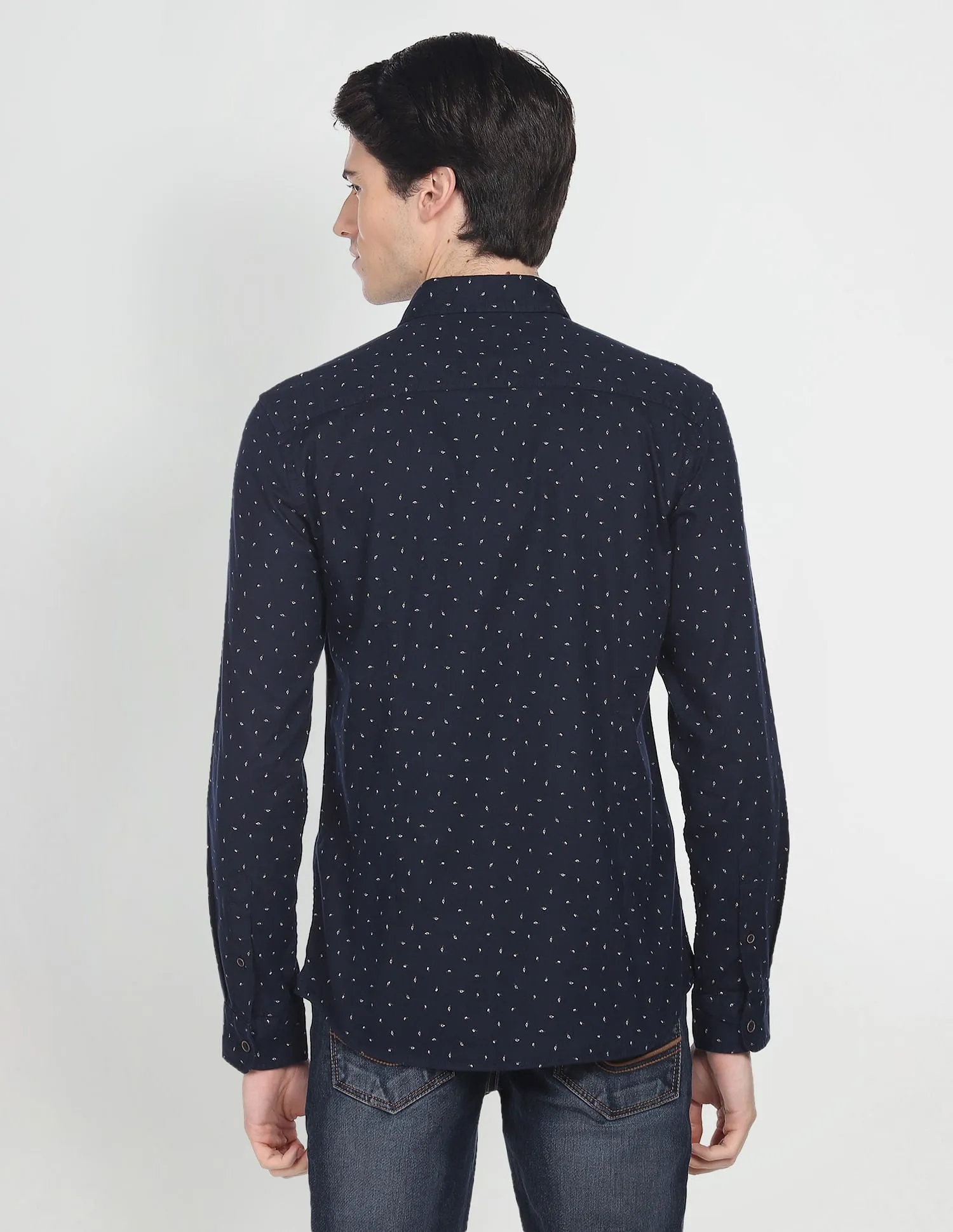 Graphic Print Slim Fit Shirt