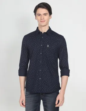 Graphic Print Slim Fit Shirt