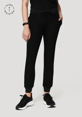 High Waisted Joggers Black