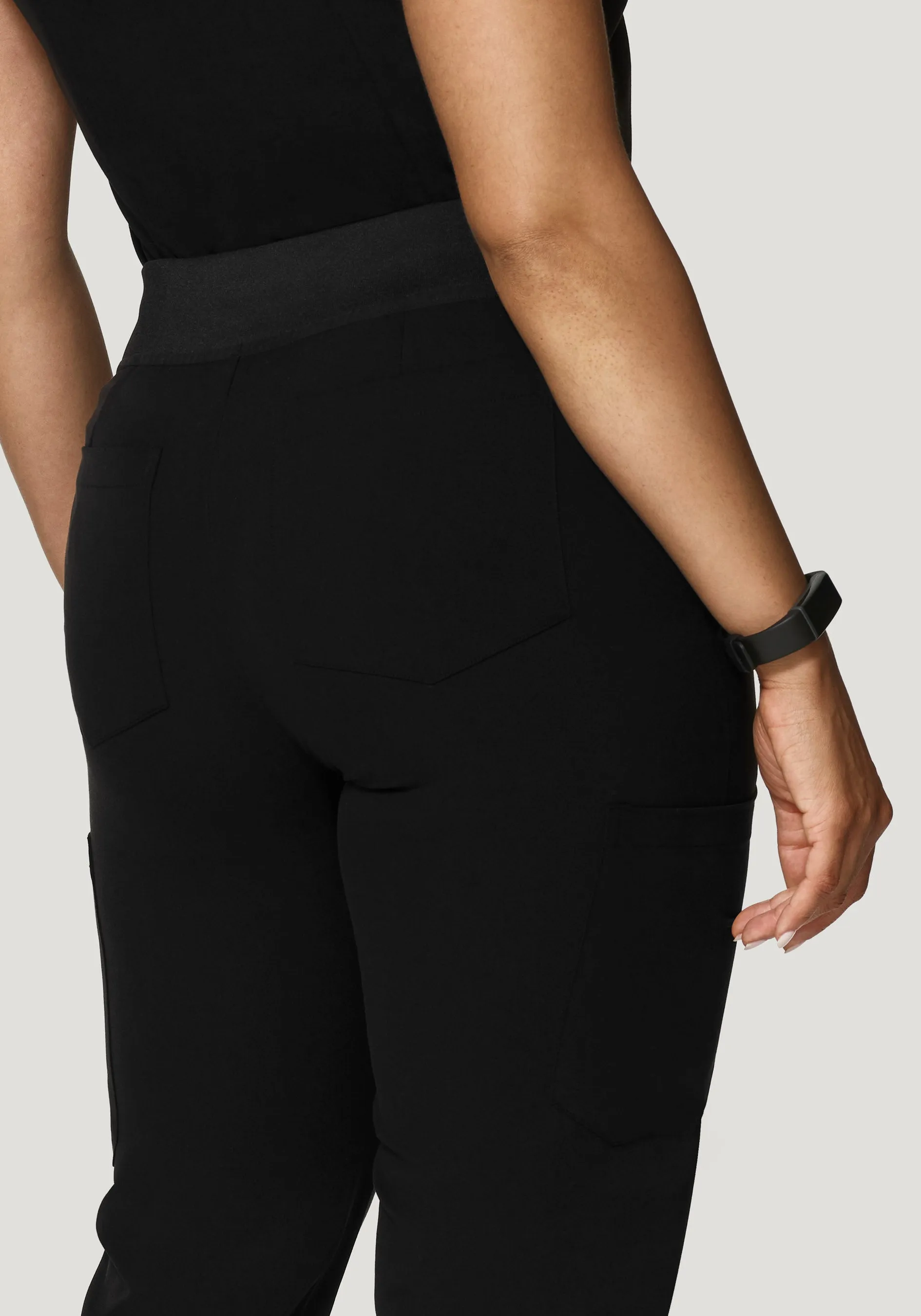 High Waisted Joggers Black