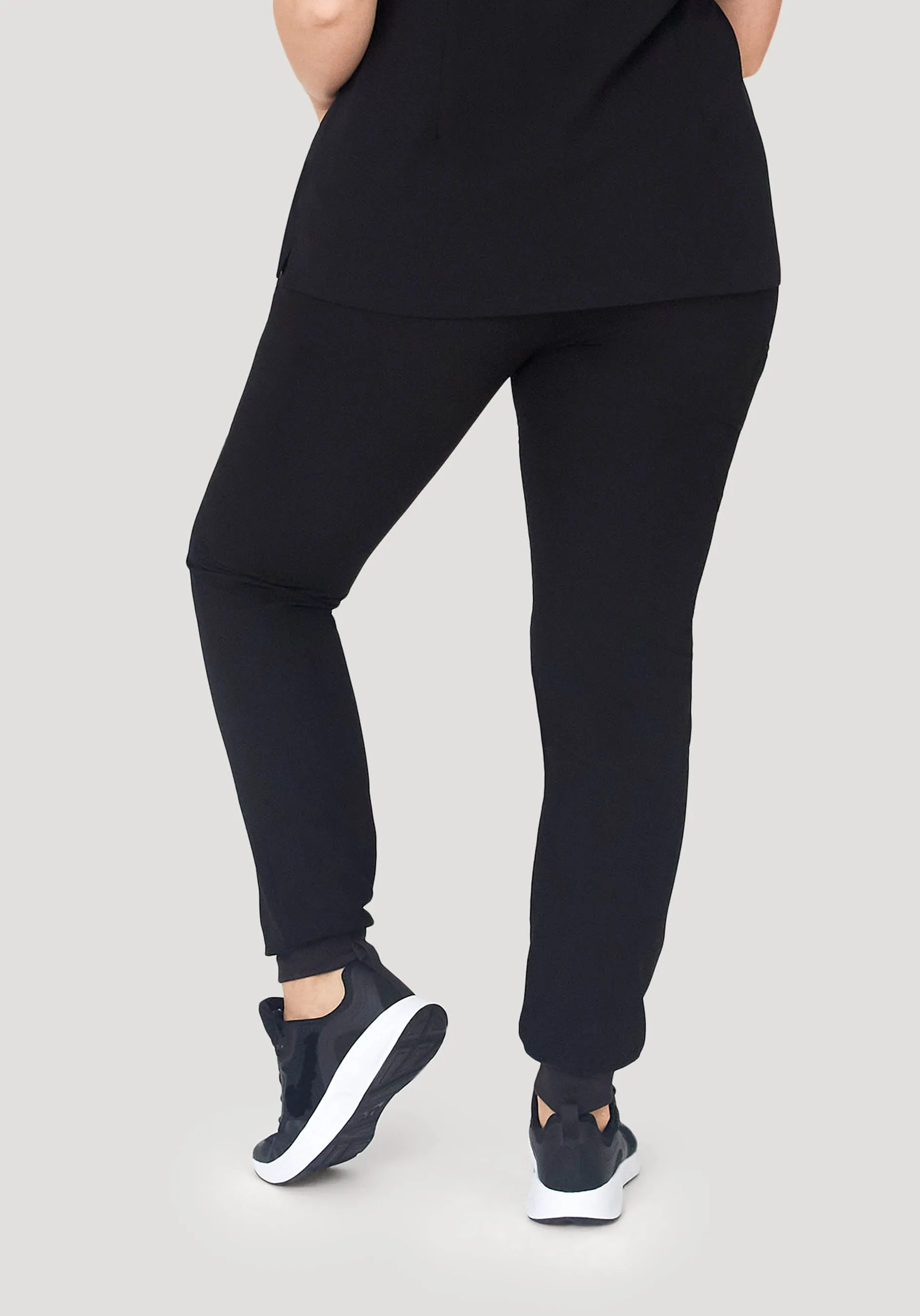 High Waisted Joggers Black