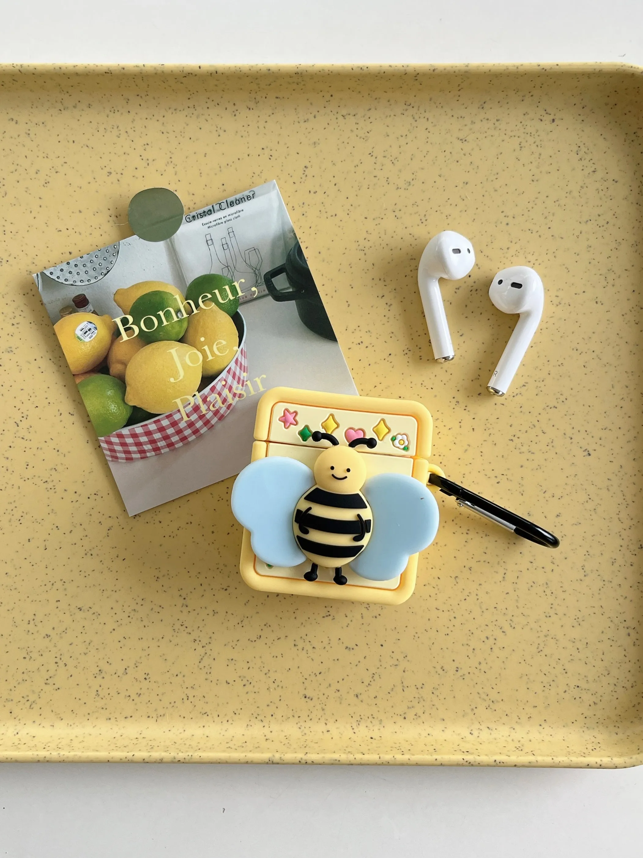 Honey Bee Designer 3D Silicon Airpod Case