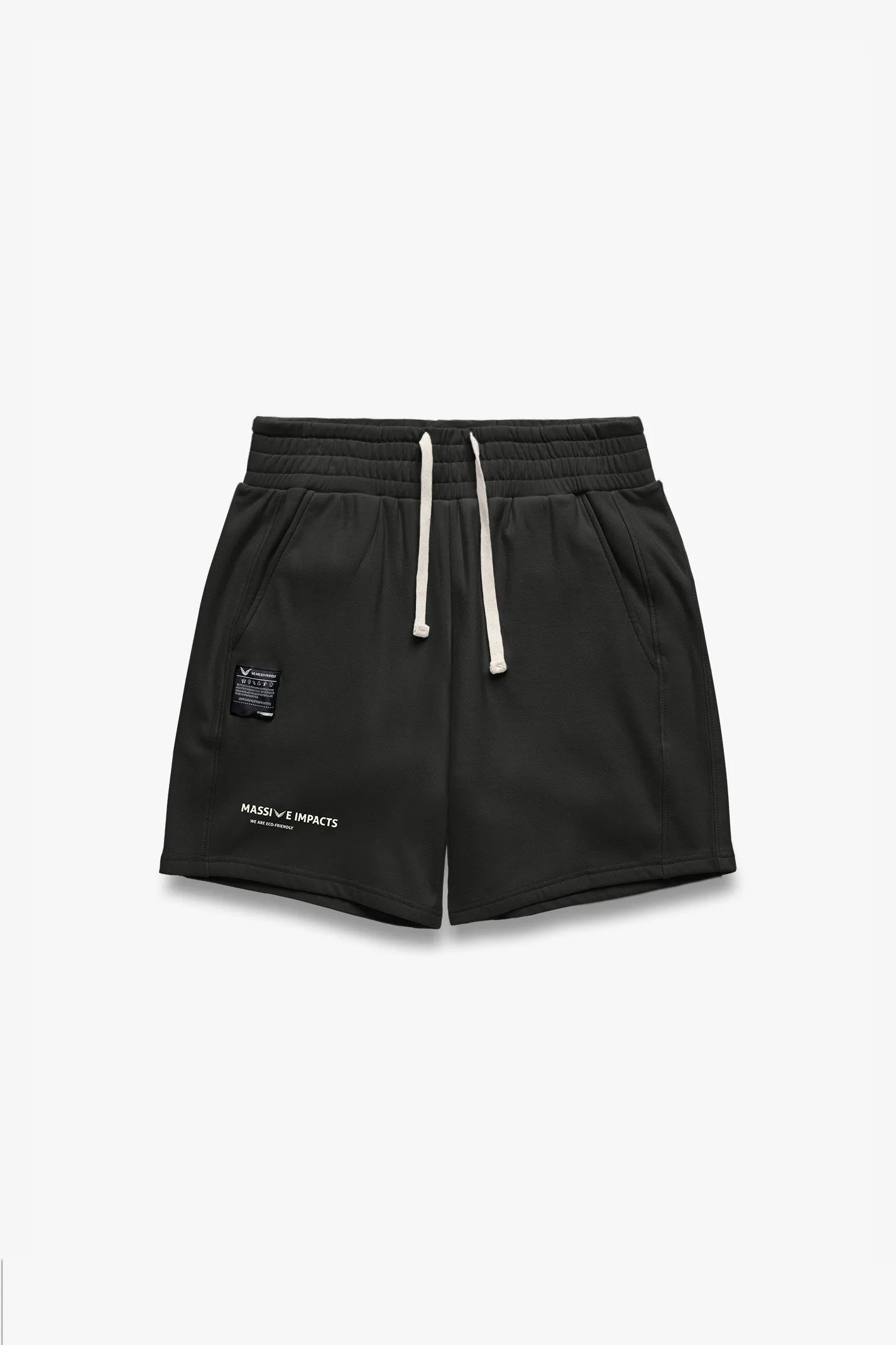 J010MI Organic Cotton & Bamboo Drawstring Shorts