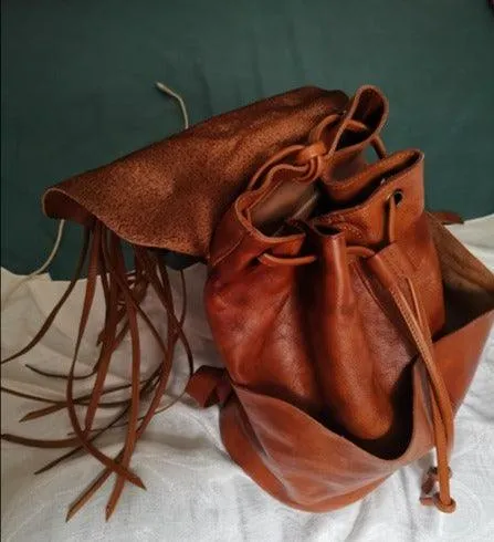 Large leather backpack,  Handcrafted leather bag, Women Vintage School bag,Full Grain Leather Everyday Backpack, Special Gift for Her