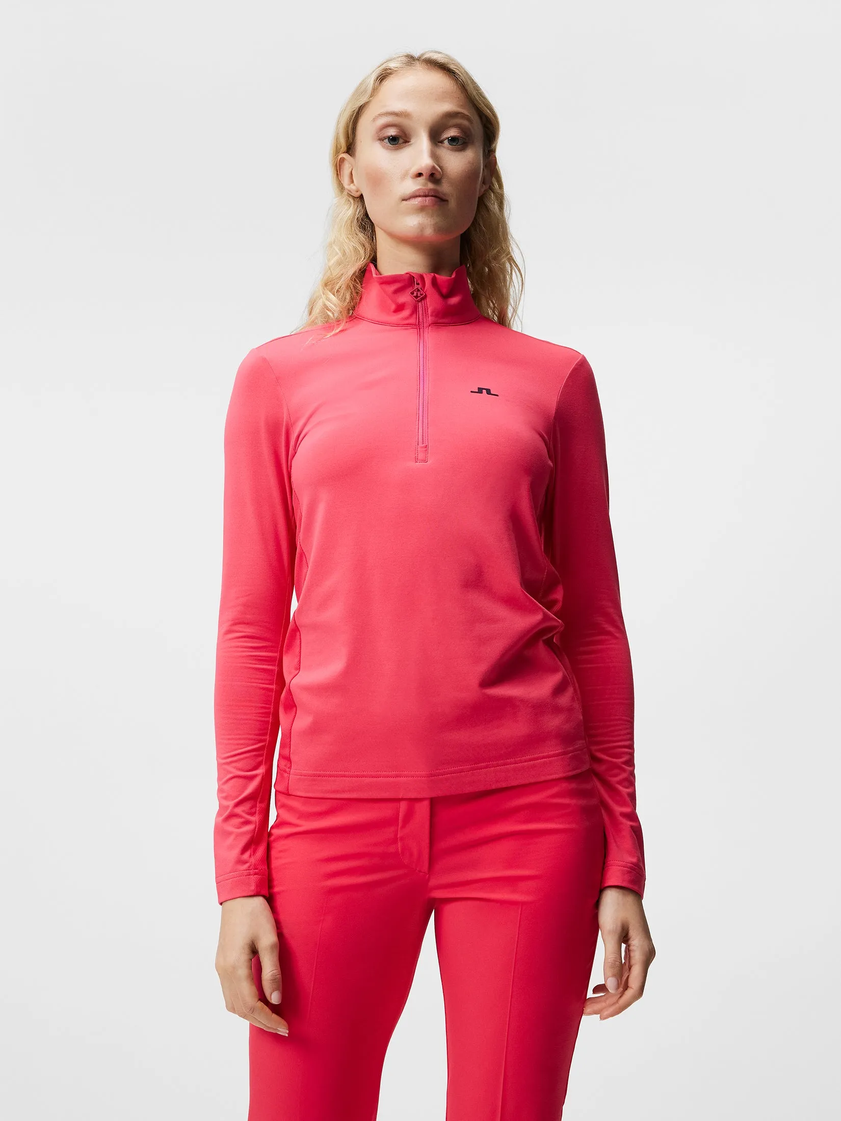 Lauryn Half Zip Mid Layer / Azalea